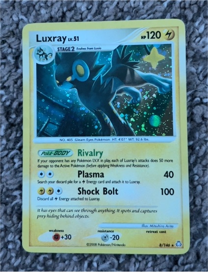 2008 Pokémon Legends Awakened #8 Luxray — front