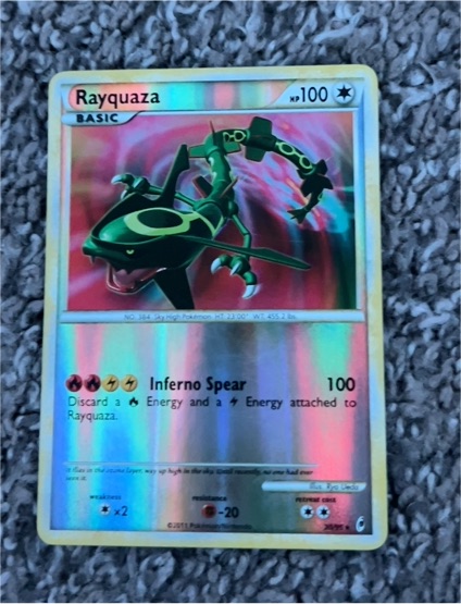 2011 Pokemon Call of Legends #20 Rayquaza — front