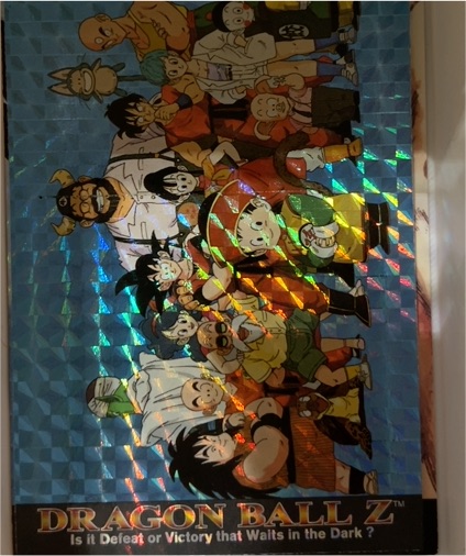1996 Amada Dragon Ball Z Prism Card Goku & the Gang — front