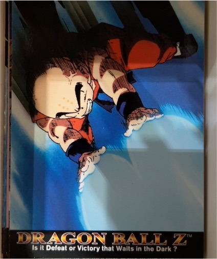1996 Dragon Ball Z Series 1 #55 Defeat or Victory Awaits in the Dark — front