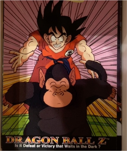 1996 JPP/Amada Dragon Ball Z Series 1 #43 Defeat or Victory Awaits in the Dark — front