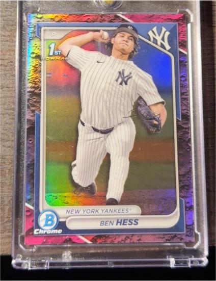 2024 Bowman Draft Chrome #BDC-87 Ben Hess — front