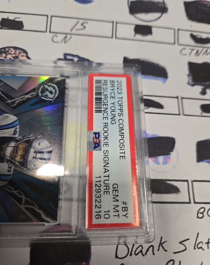 2023 Topps Composite #BY Bryce Young Resurgence Rookie Signature — front
