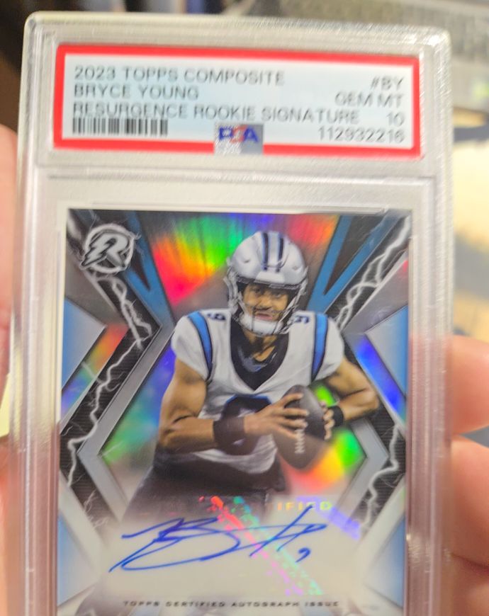 2023 Topps Composite #BY Bryce Young Resurgence Rookie Signatures — front