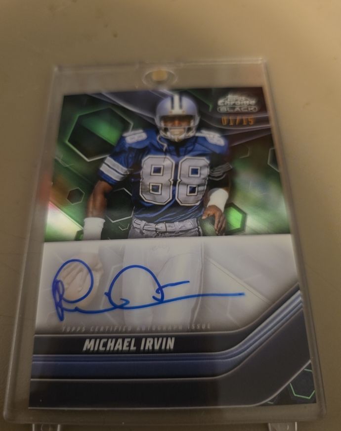 2024 Topps Chrome Black #07/15 Michael Irvin — front
