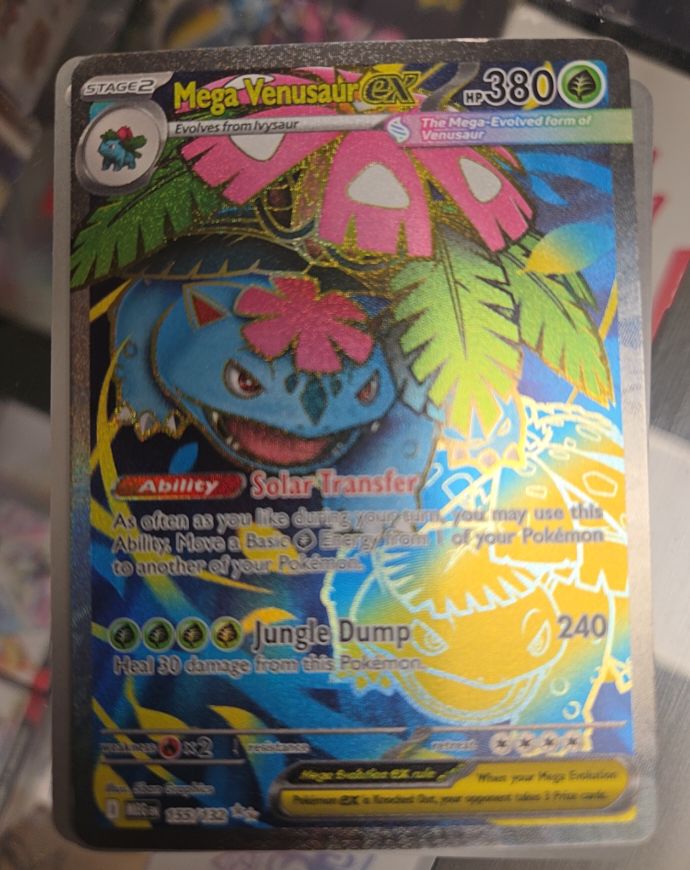 2016 Pokémon XY Evolutions #155 Mega Venusaur ex — front