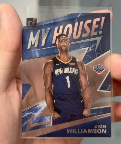 2019-20 Clearly Donruss My House Zion Williamson — front