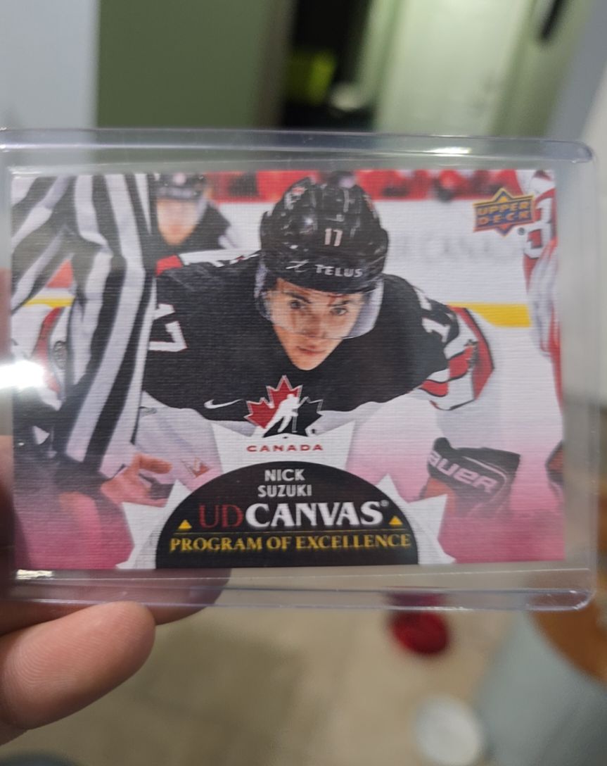 2021-22 Upper Deck #C265 Nick Suzuki UD Canvas Program of Excellence — front