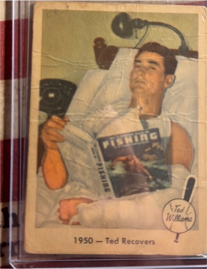 1959 Fleer #41 Ted Williams 1950 Ted Recovers — front
