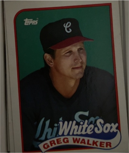 1989 Topps #408 Greg Walker — front