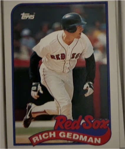 1989 Topps #652 Rich Gedman — front
