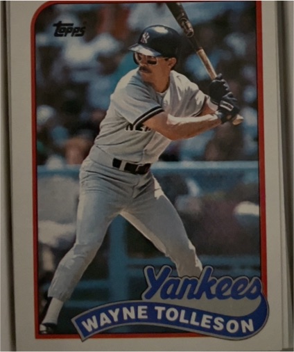 1989 Topps #716 Wayne Tolleson — front