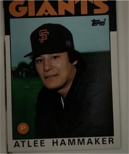 1986 Topps #223 Atlee Hammaker — front