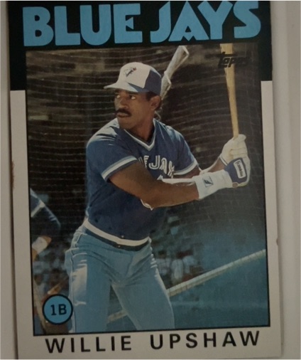 1986 Topps #745 Willie Upshaw — front