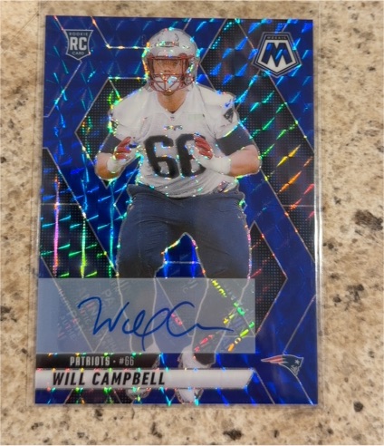 2025 Panini Mosaic #RS-WCL Will Campbell — front