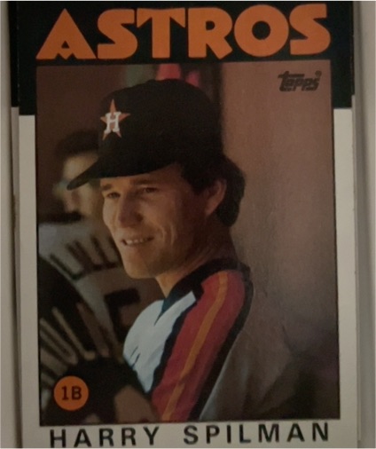 1986 Topps #352 Harry Spilman — front