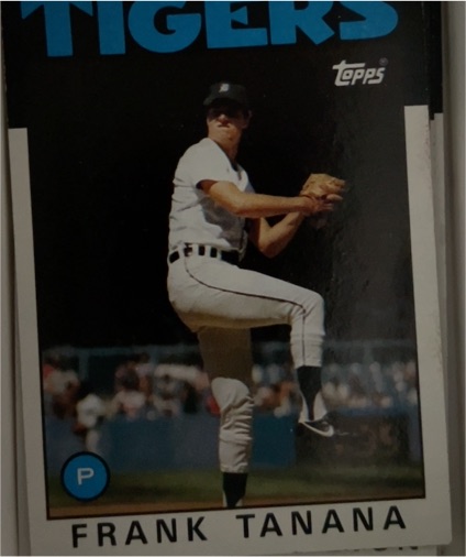 1986 Topps #592 Frank Tanana — front