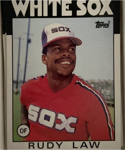 1986 Topps #637 Rudy Law — front