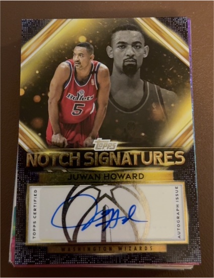 2025-26 Topps Notch Signatures #TNS-JH Juwan Howard — front