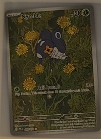 2023 Pokémon ME02 #96 Nymble Phantasmal Flames Illustration Rare — front