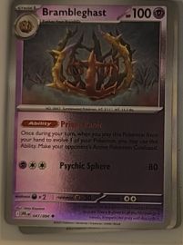 2025 Pokémon ME02: Phantasmal Flames #047 Brambleghast — front