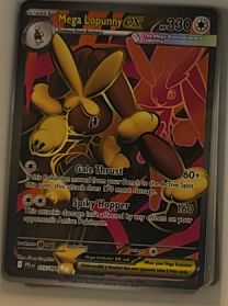 Mega Lopunny EX 115/094 Phantasmal Flames — front