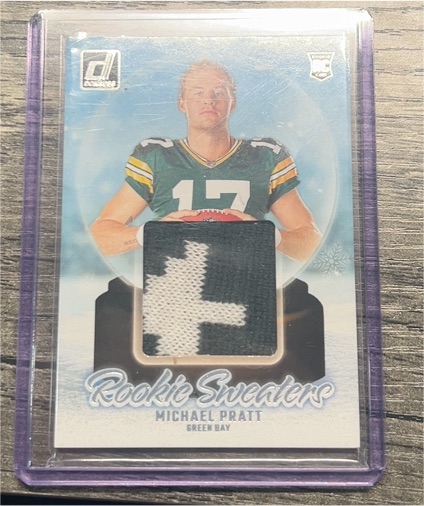 2024 Panini Donruss Rookie Holiday Sweaters #RHS-MPR Michael Pratt — front