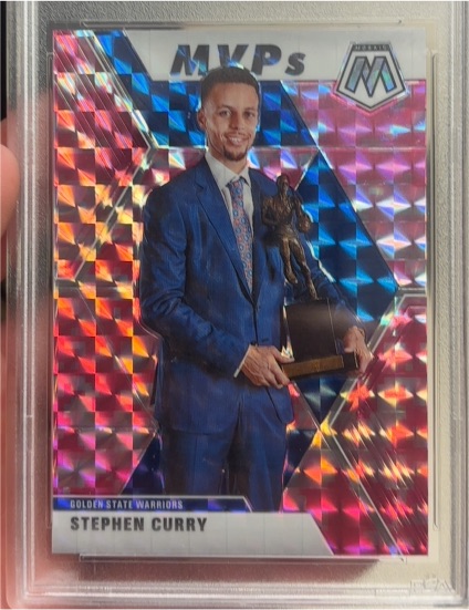 2019-20 Panini Mosaic #299 Stephen Curry MVP — front