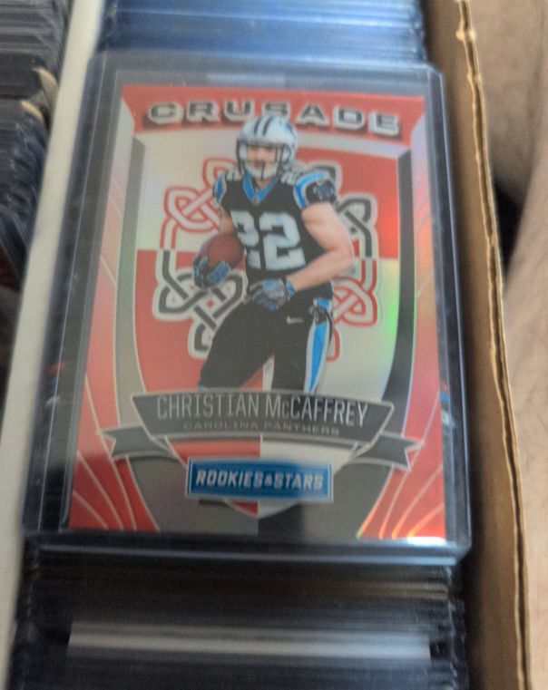 2017 Panini Rookies & Stars Crusade Red #Christian McCaffrey — front