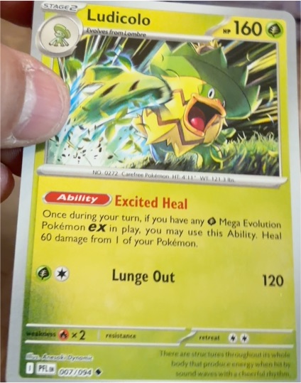 2025 Phantasmal Flames #007 Ludicolo — front