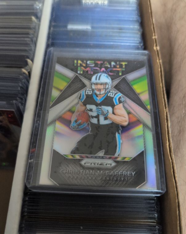 2023 Panini Prizm Instant Impact Christian McCaffrey — front