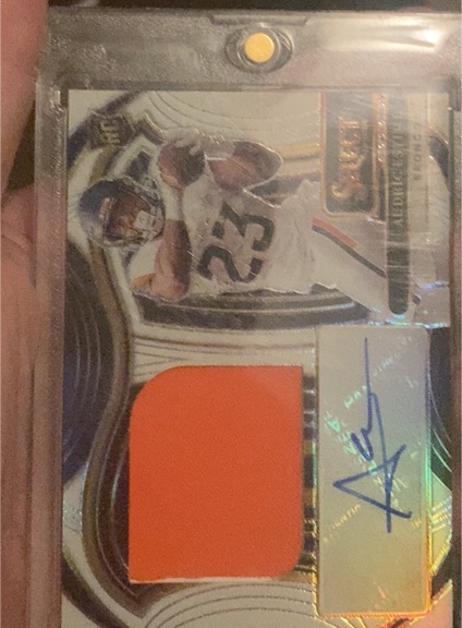 2024 Panini Select Jumbo Patch Auto Anthony Richardson Silver Prizm /99 — front