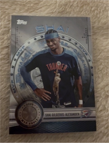 2025-26 Topps MVP Vault #MVP-2 Shai Gilgeous-Alexander — front