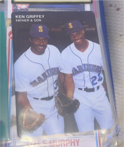 1991 Mother's Cookies #3 Ken Griffey Father & Son — front