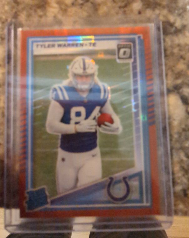 2025 Panini Donruss #337 Tyler Warren Rated Rookie — front