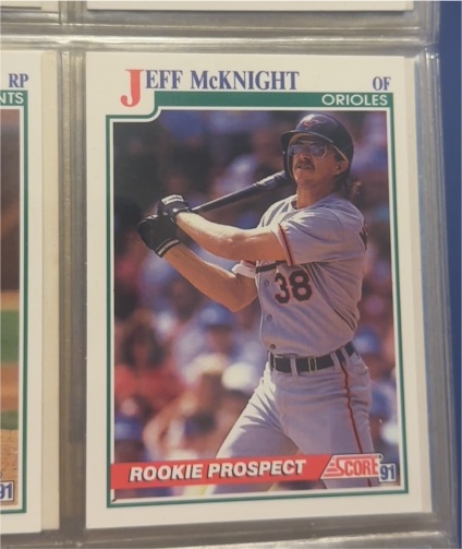 1991 Score #369 Jeff McKnight — front