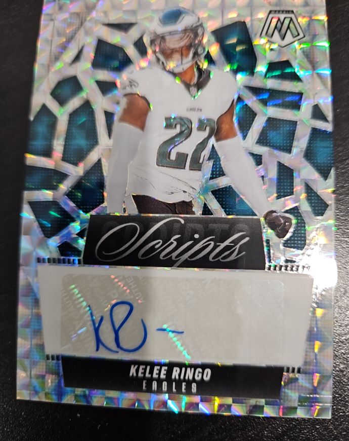 2025 Panini Mosaic Scripts Auto #SCR-KRO Kelee Ringo — front