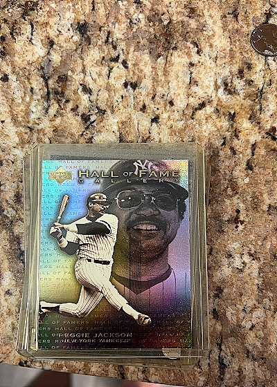 2001 Upper Deck Hall of Fame Gallery #G1 Reggie Jackson — front