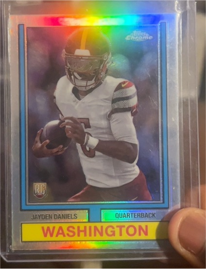 2024 Topps Chrome #74TF-2 Jayden Daniels — front