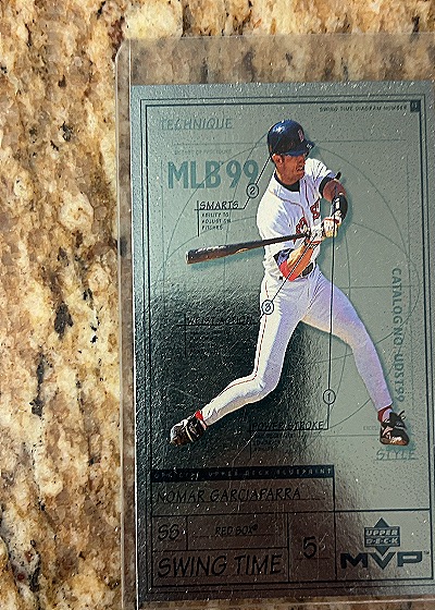 1999 Upper Deck MVP Swing Time #S6 Nomar Garciaparra — front