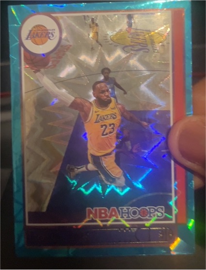 2021-22 Panini NBA Hoops #136 LeBron James — front