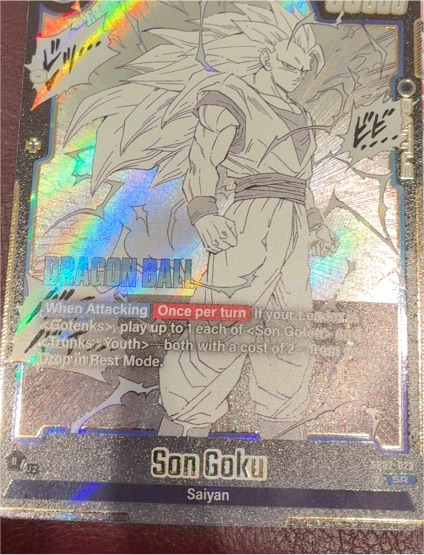 Dragon Ball Super Fusion World Manga Booster 02 SB02-023 Son Goku SR — front