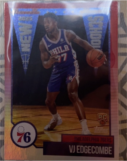 2025-26 Topps New School #NS-3 VJ Edgecombe — front