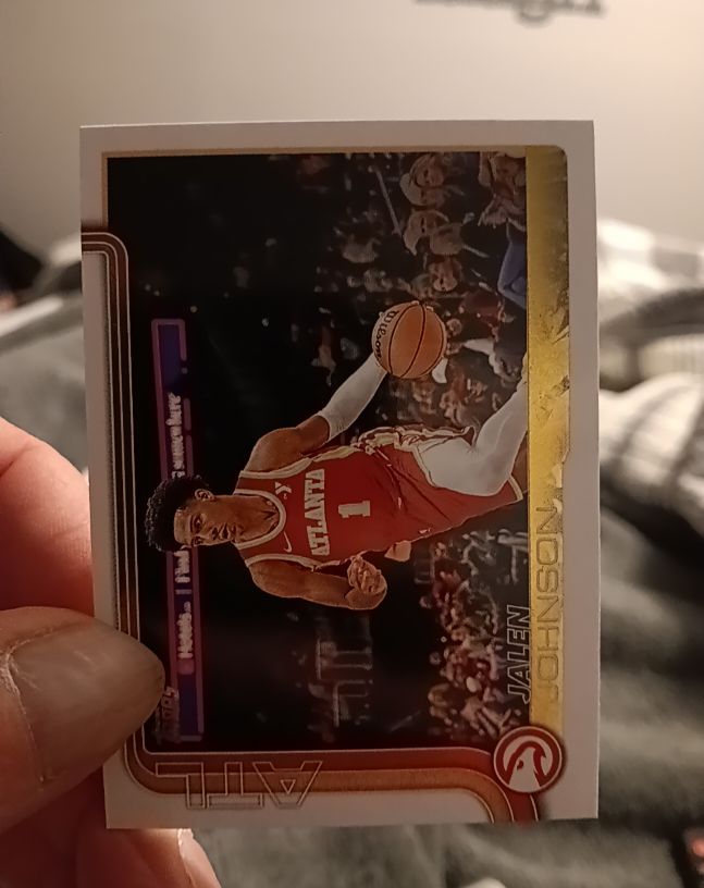 2025-26 Topps Basketball #65 Jalen Johnson — front