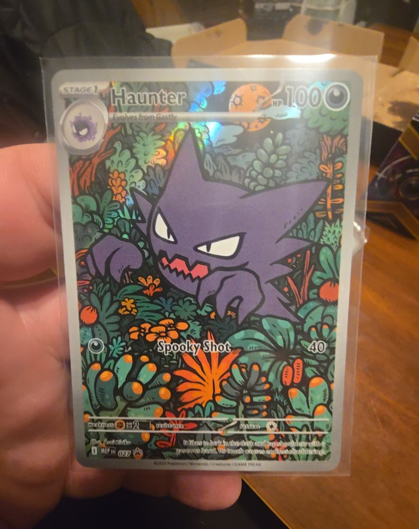 2025 Pokémon #027 Haunter Mega Evolution Promo — front