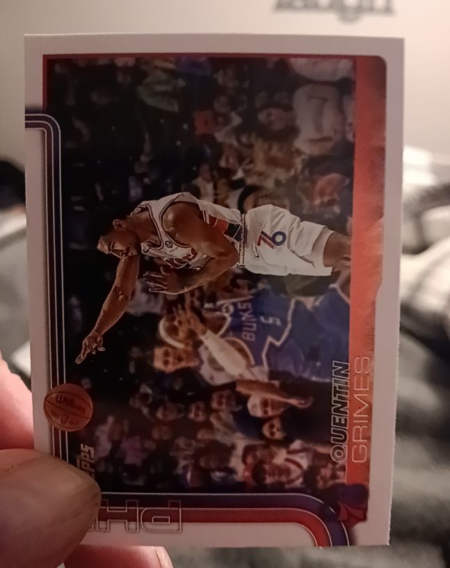 2025-26 Topps #7 Quentin Grimes — front