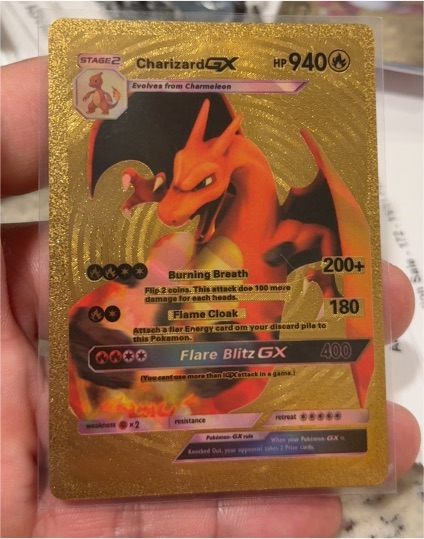 2017 Pokemon SM211 Charizard GX — front