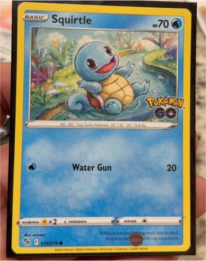 2022 Pokémon GO #015 Squirtle — front