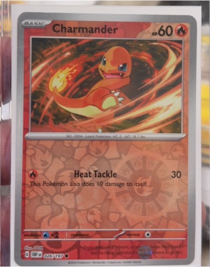 2023 Pokémon SV03: Obsidian Flames #026 Charmander — front