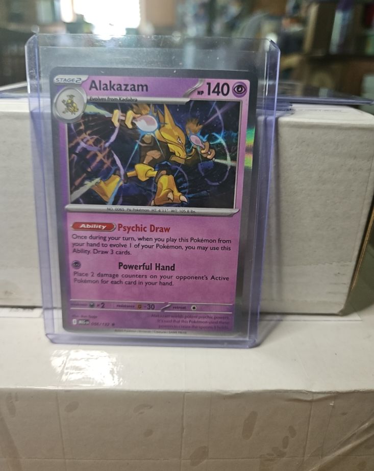 2025 Pokémon Mega Evolution #056 Alakazam — front